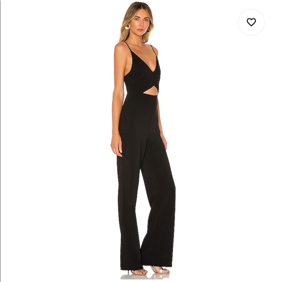 Lovers + Friends Jayden Jumpsuit in Black - Picture 2 of 3